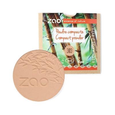ZAO bio kompakt púder 303 utántöltő